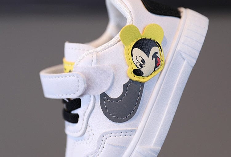 Baby Mickey Mouse White Casual Shoes ,toddler sneakers