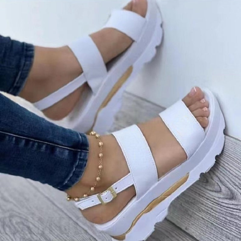 Women's Shoes Casual Buckle Platform Sandals Summer Fashion - Fashioinista