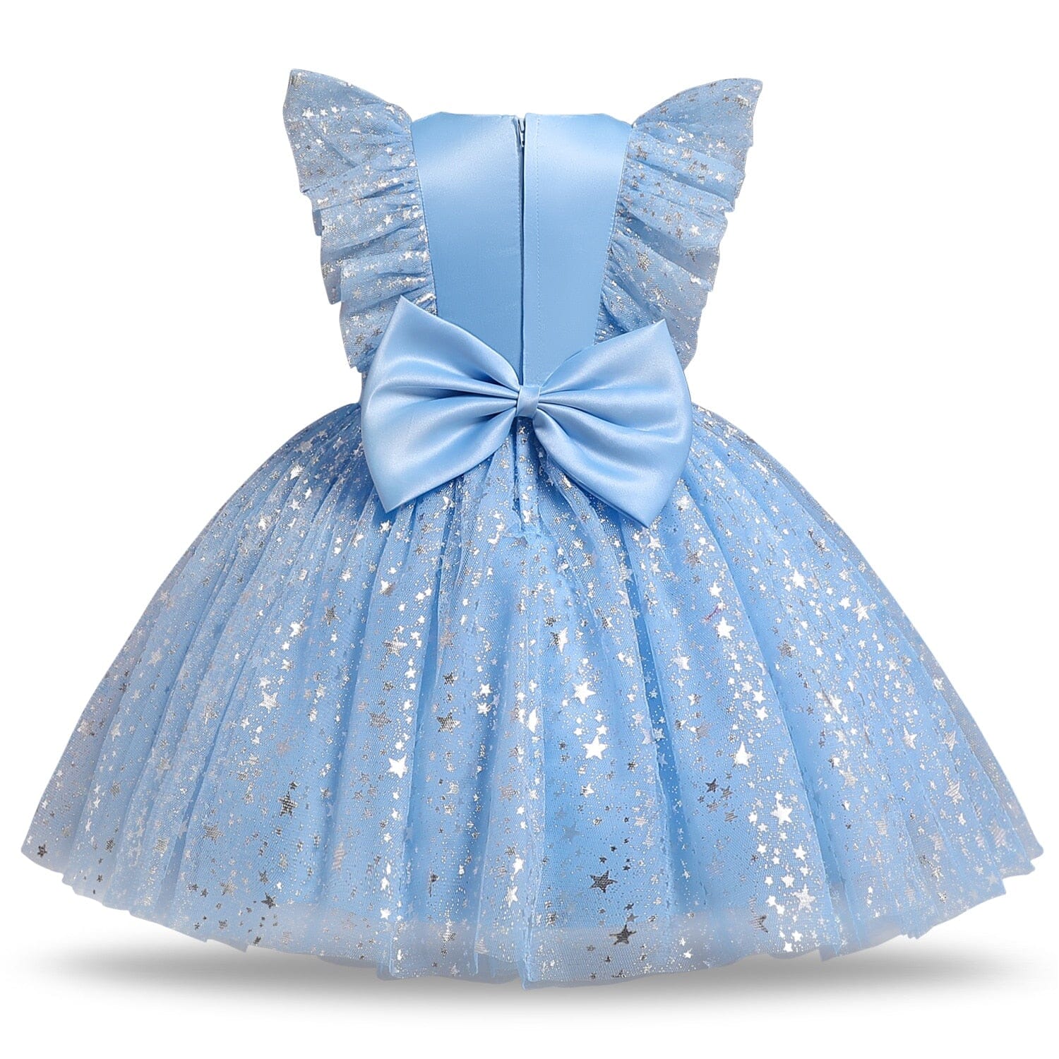 Big Bow Dress for Girls Baby & Toddler Dresses Fashionjosie LightSkyBlue 3M 