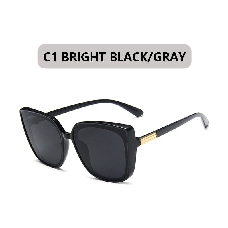 Big Frame Cat Eye Sunglasses Sunglasses Fashionjosie C1 Square 