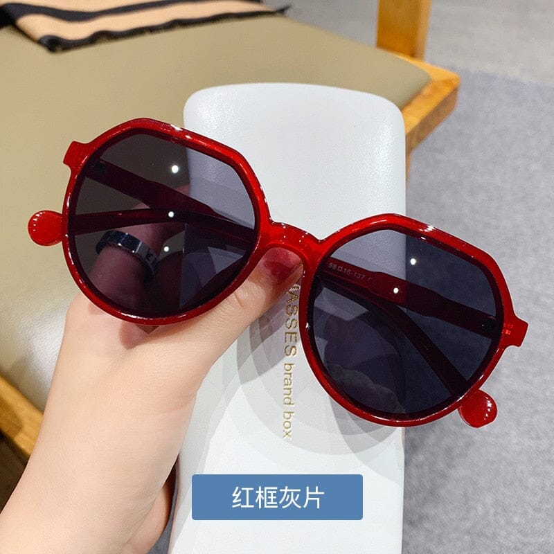 Big Frame Sunglasses Sunglasses Fashionjosie gules Picture color 