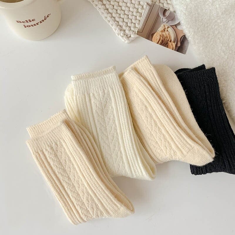 Cashmere Wool Thicken Warm Women Socks Socks Fashionjosie 