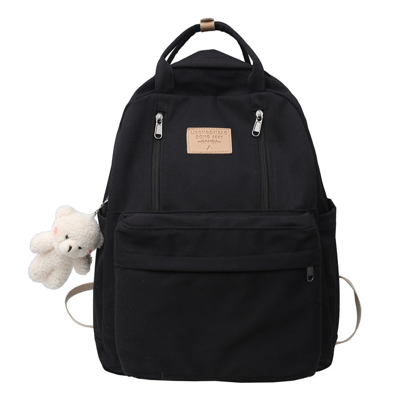 Cool Backpacks School Bag Double Zipper Tote Bags - Fashioinista