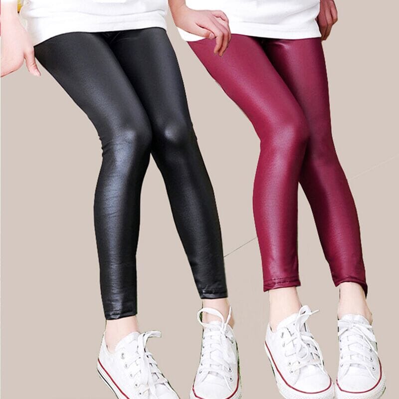 Children's Leather Leggings Pants Fashionjosie 