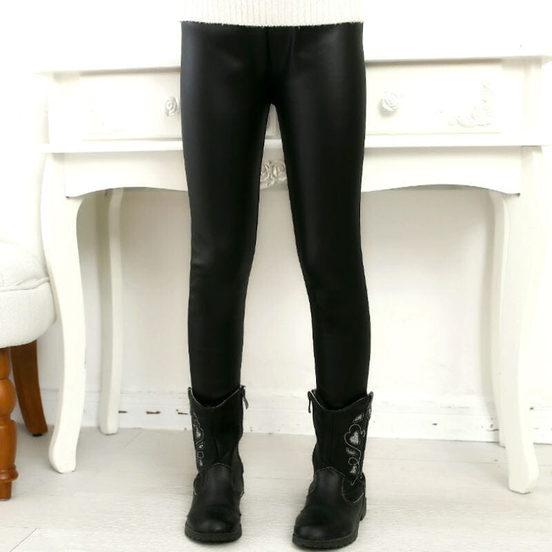 Children's Leather Leggings Pants Fashionjosie 