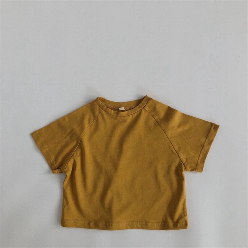 Cotton T-shirt For 1-8Y Shirts & Tops Fashionjosie 