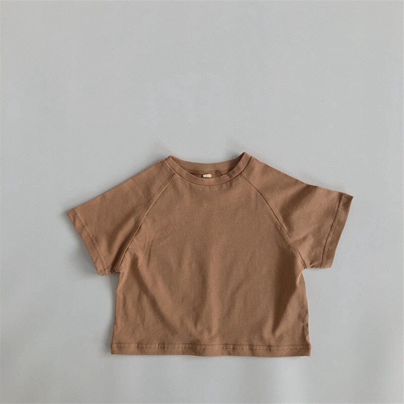 Cotton T-shirt For 1-8Y Shirts & Tops Fashionjosie as picture 1 1Y 80 