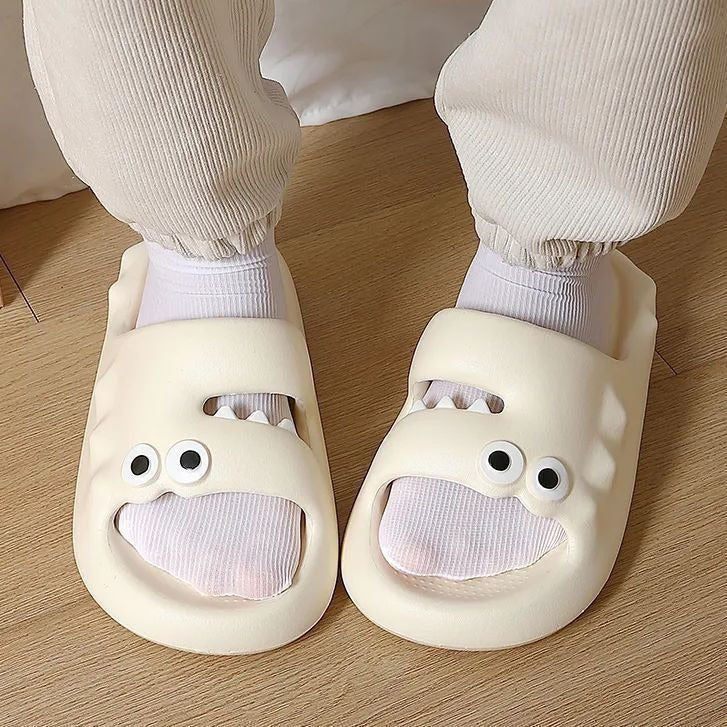 Cute Cartoon Slippers For Women Men Indoor And Outdoor Non-slip Thick Soles Floor Bathroom Slippers Fashion House Shoes - Fashioinista