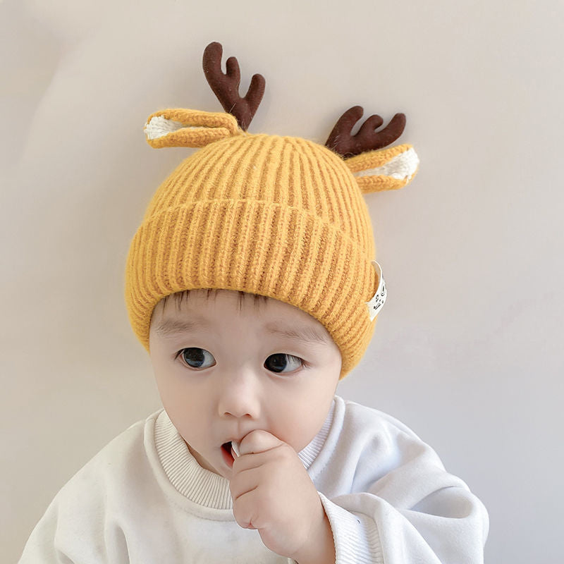 Baby Winter Thicken Thermal Woolen Cap Baby Hat - Fashioinista