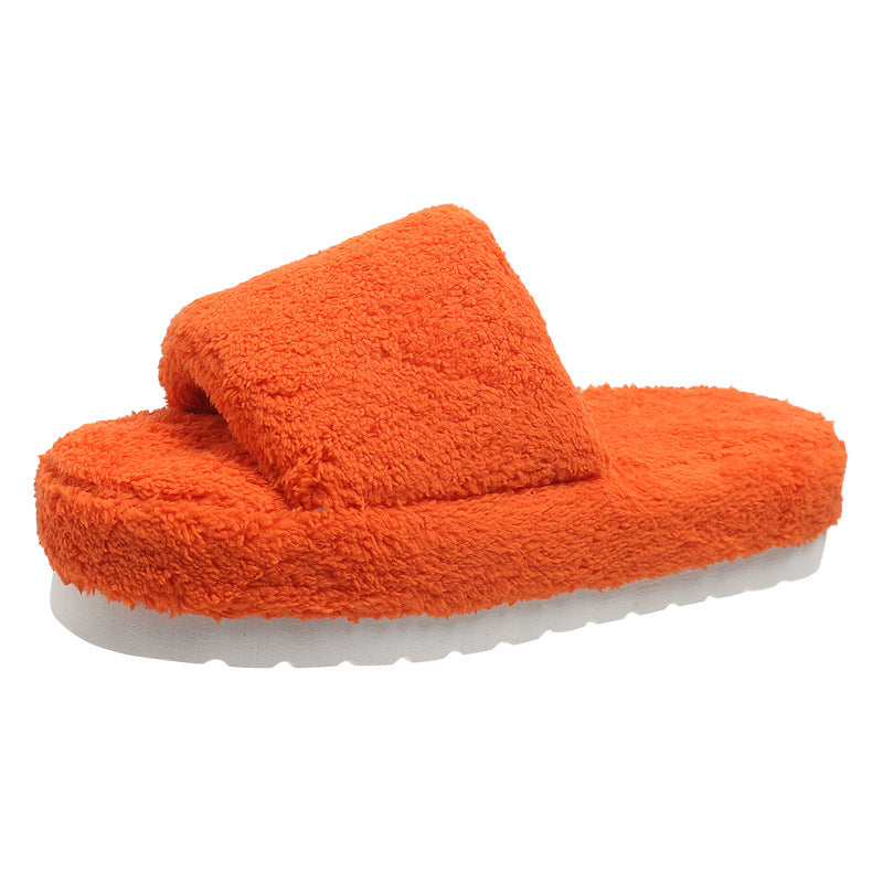 Fuzzy Slippers Women Winter House Shoes - Fashioinista