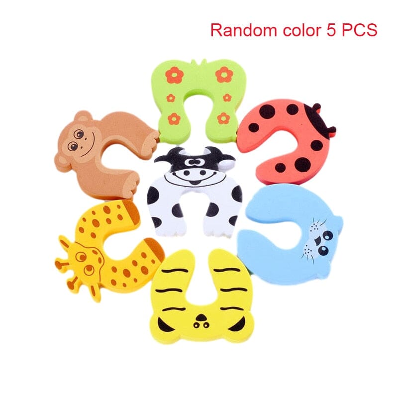 Door Stopper & Safety Baby Safety Fashionjosie Random color 5Pcs 