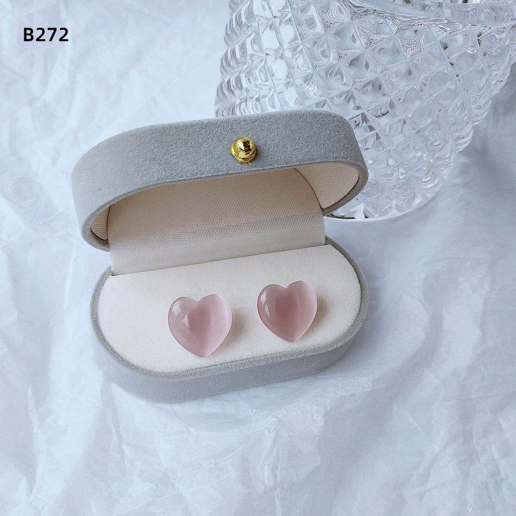 Dongdaemun Gentle Opal Stud Earrings Women Earrings