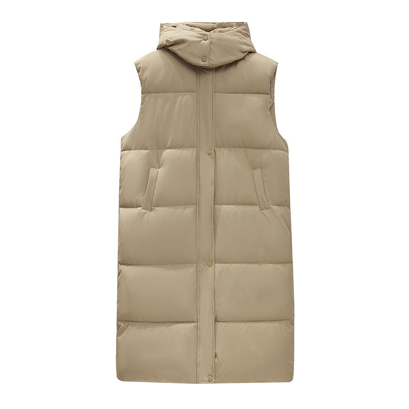 Korean Version Loose Sleeveless Down Jacket - Fashioinista