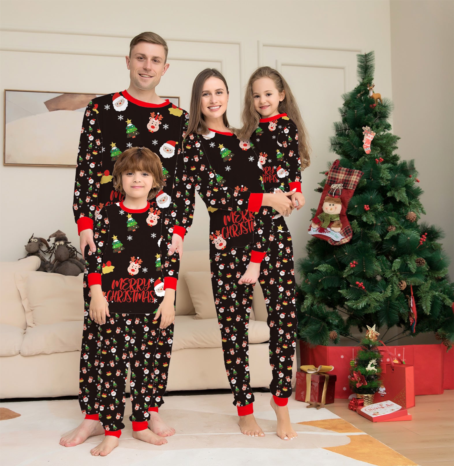 Family Christmas Matching Pajamas Set Christmas Pajamas For Family Christmas PJS Xmas Sleepwear - Fashioinista