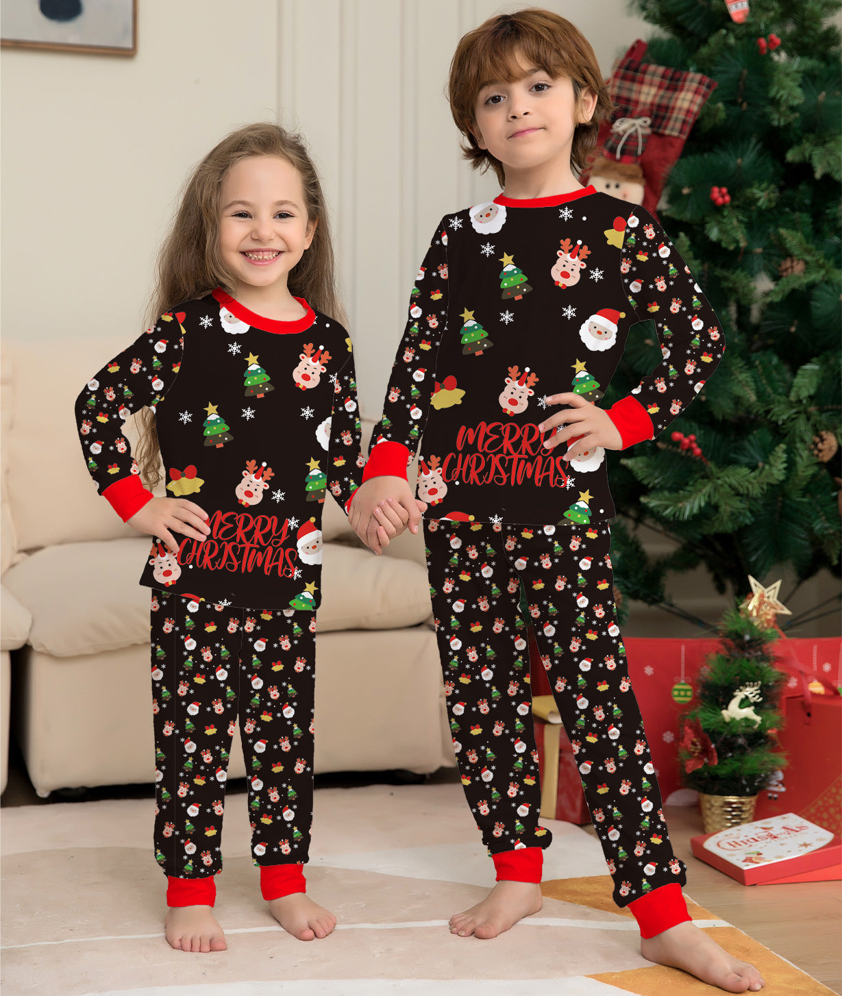 Family Christmas Matching Pajamas Set Christmas Pajamas For Family Christmas PJS Xmas Sleepwear - Fashioinista