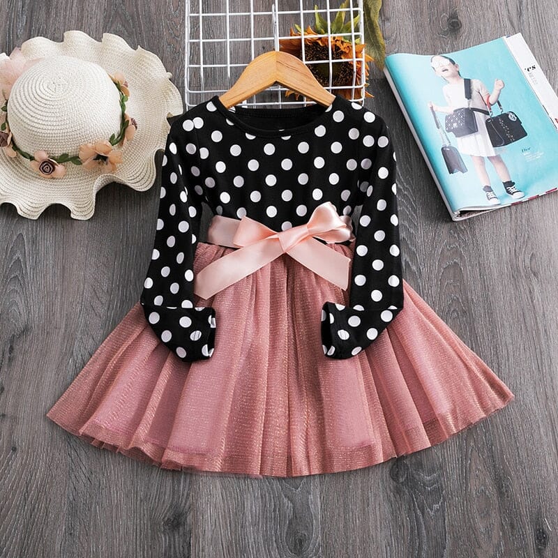 Elegant Wedding Flower Girls Dress Baby & Toddler Dresses Fashionjosie 218 black 3T 