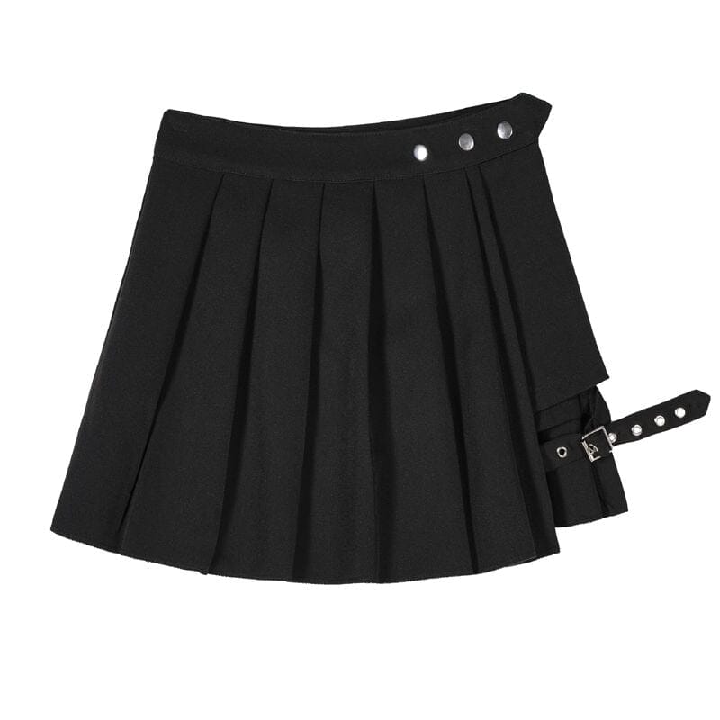 Fashionable Tartan Pleated Mini Skirt Skirts FashionJosie 