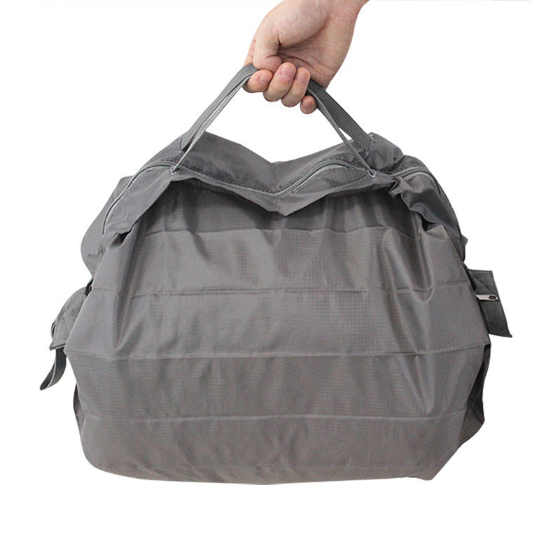 Large Capacity Foldable Polyester Backpack With Safe Bag - Fashioinista