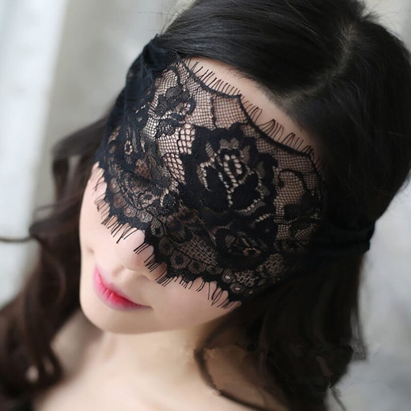 hot Masquerade Lace Eye Mask Apparel & Accessories FashionJosie black 2 