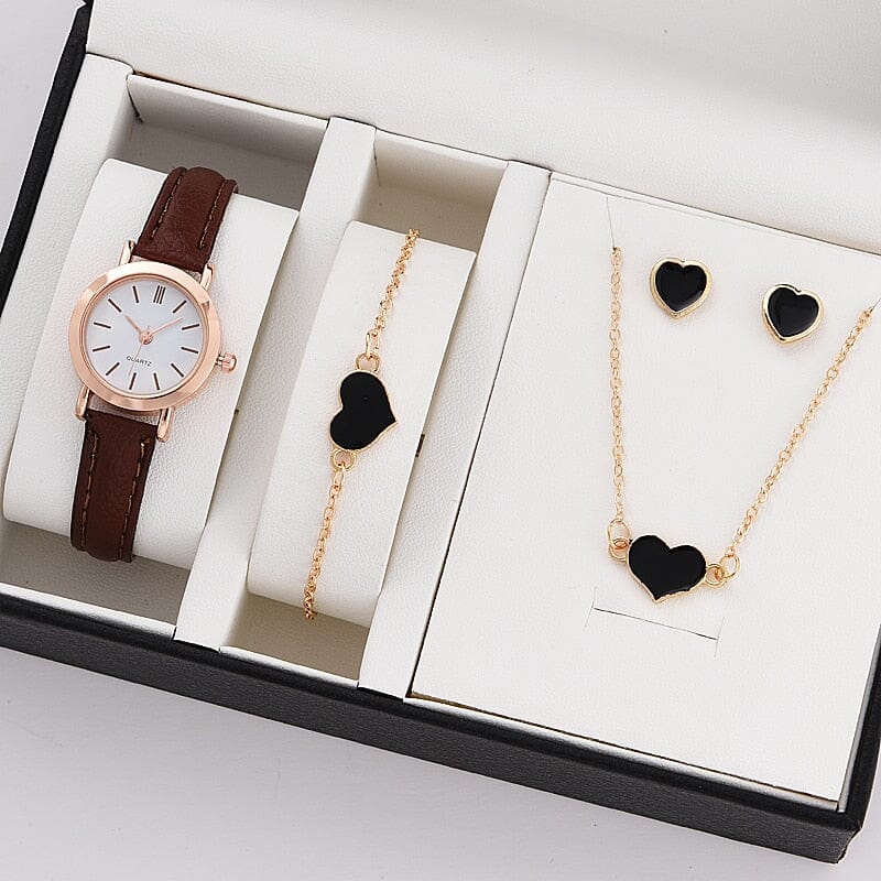 Luxury Leather Ladies Wristwatch Watches Fashionjosie J 