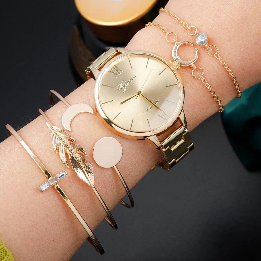 Luxury Watches & Bracelet Set for Women Watches Fashionjosie 