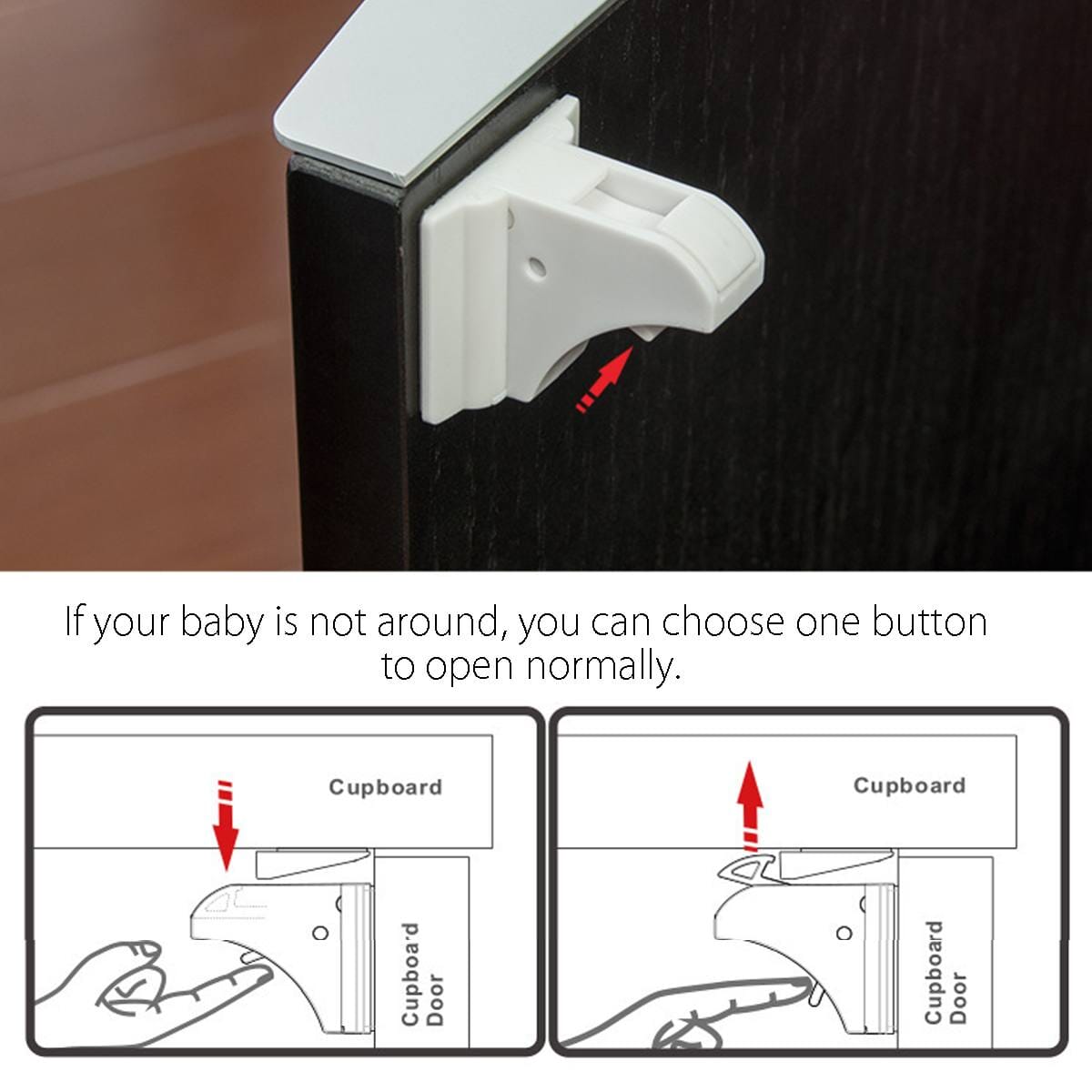 Magnetic Child & Drawer Lock Baby Safety Fashionjosie 