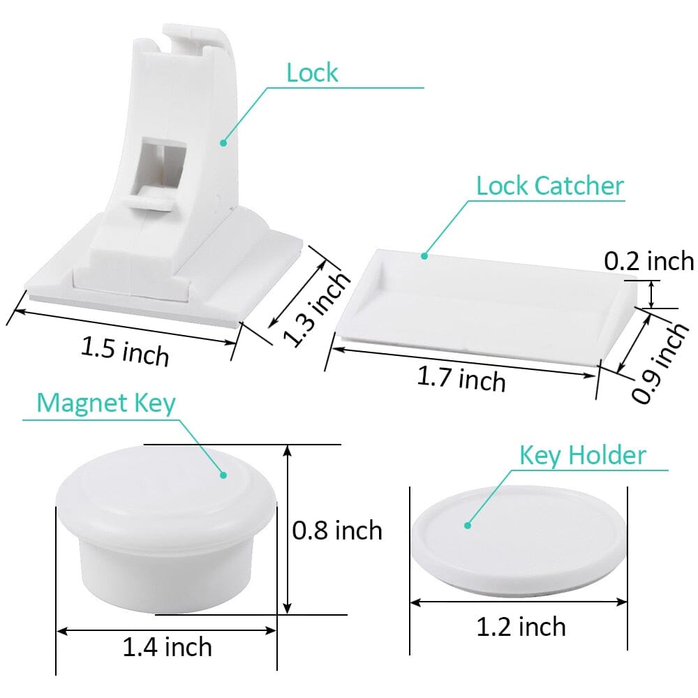 Magnetic Child & Drawer Lock Baby Safety Fashionjosie 