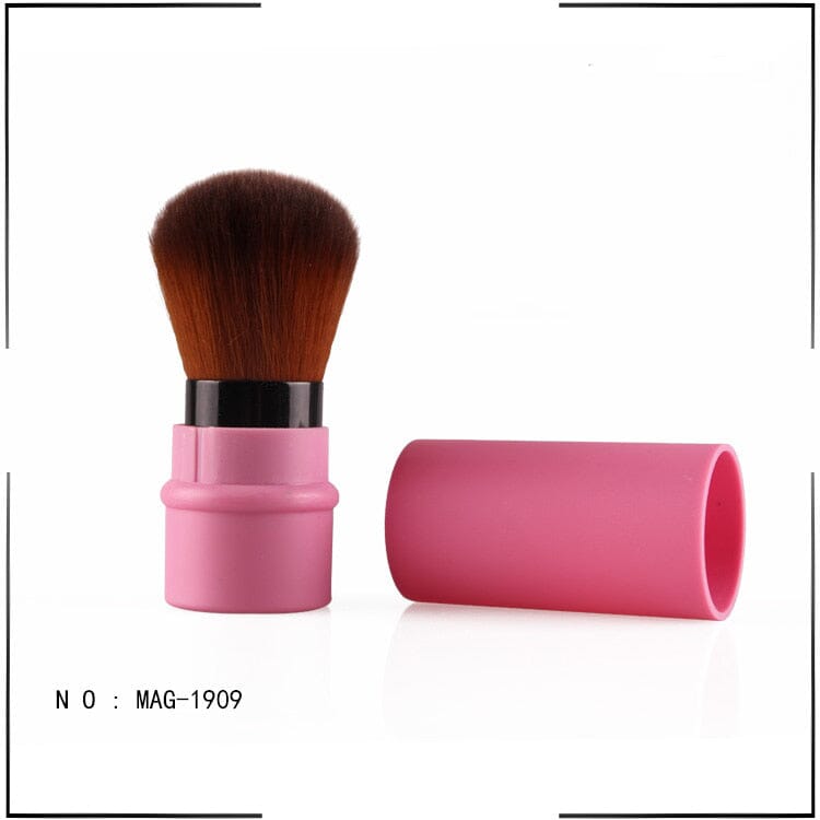 Mini Retractable Loose Powder Brush Makeup Brushes Fashionjosie Pink 