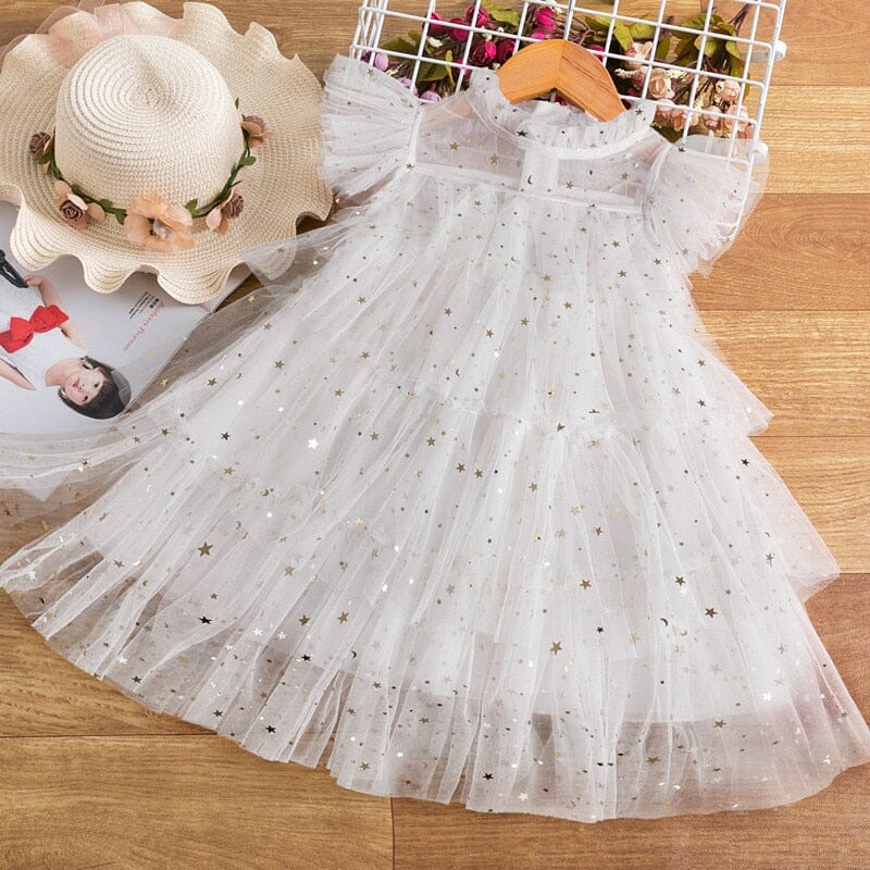 Princess Wedding Dress Baby & Toddler Dresses Fashionjosie 270 white 3T 