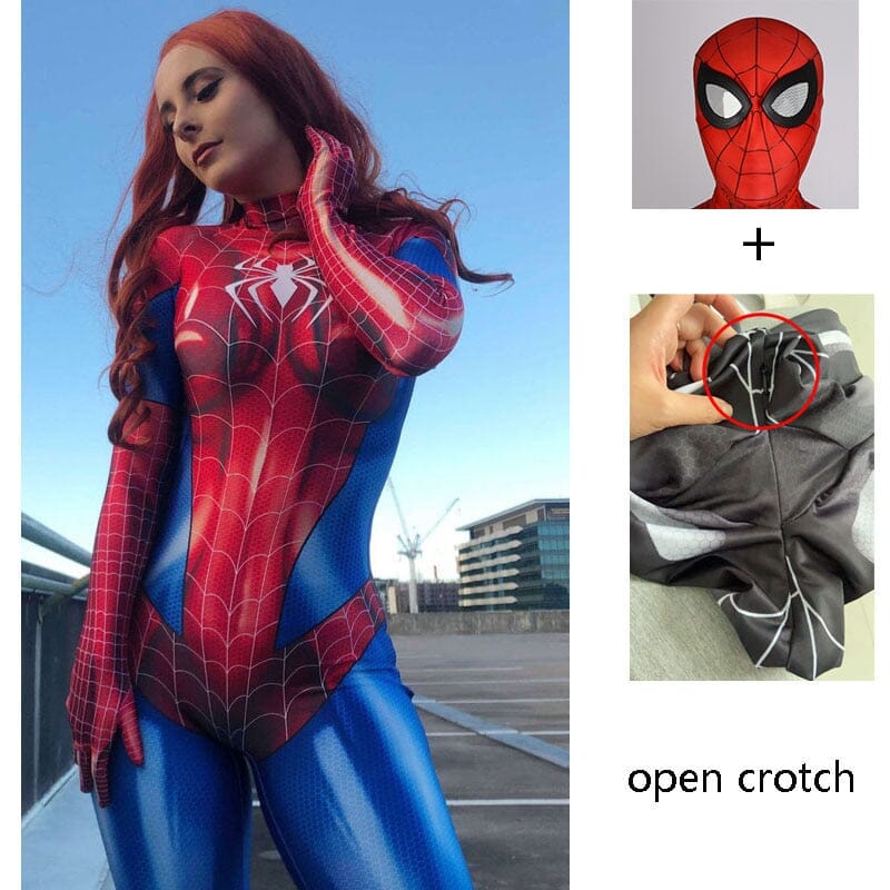 Sexy Spiderman Jumpsuit Jumpsuits & Rompers FashionJosie F open crotch XS 155 