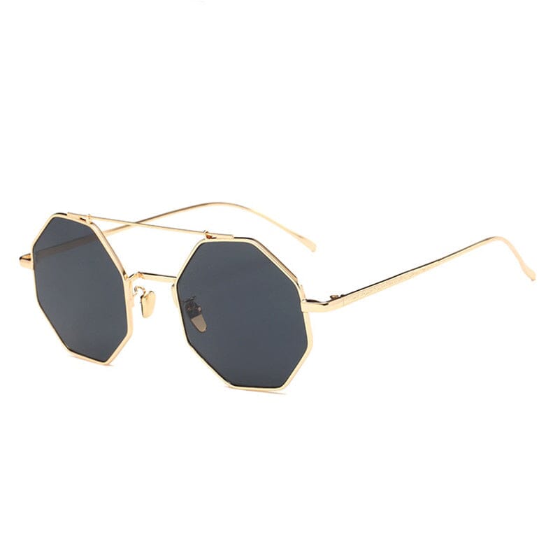 Shades Designer Eyewear Sunglasses Fashionjosie Gold Grey 