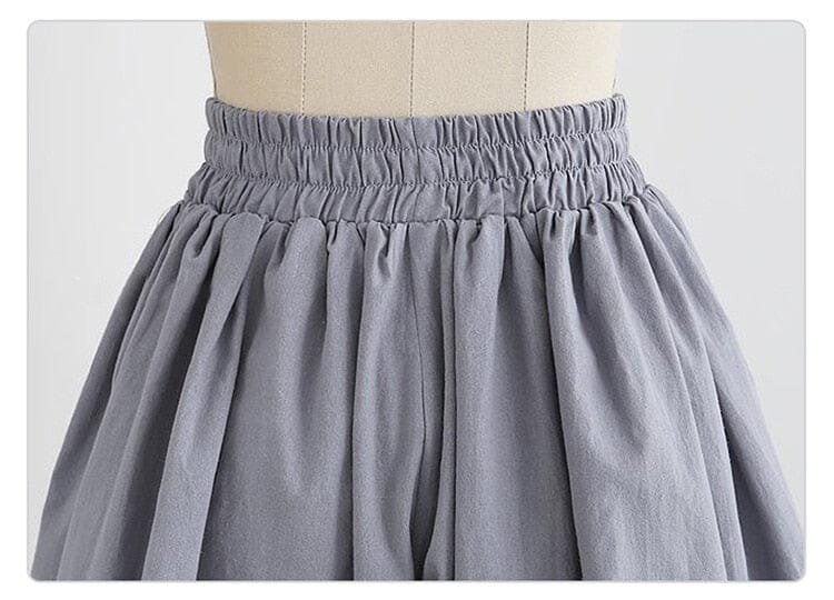 Shorts High Waist Loose Chiffon Skirts Fashionjosie 