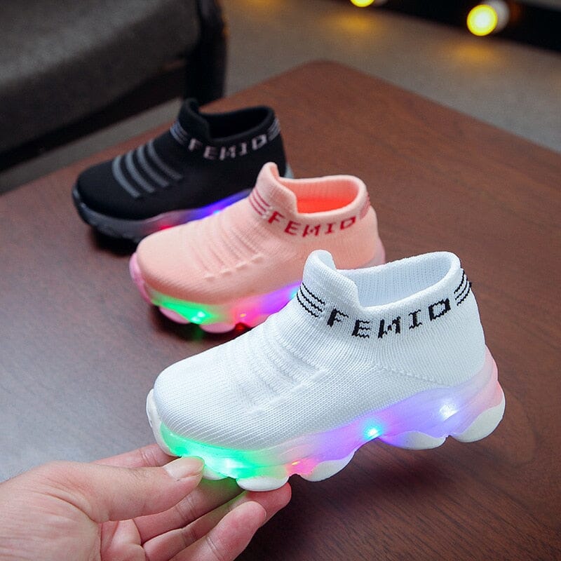 Sneakers Mesh Led Luminous Shoes Fashionjosie 