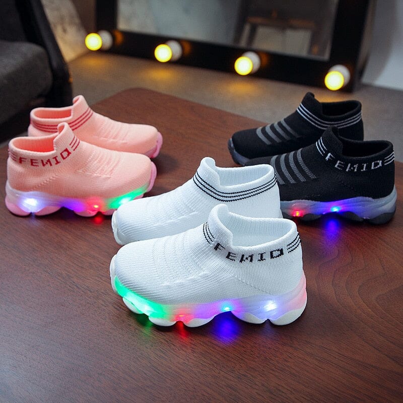Sneakers Mesh Led Luminous Shoes Fashionjosie 