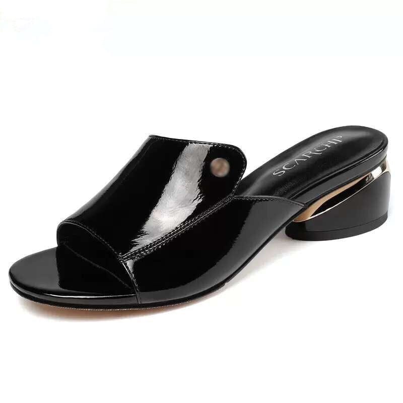 Summer Fashion Heels Shoes FashionJosie black 35 
