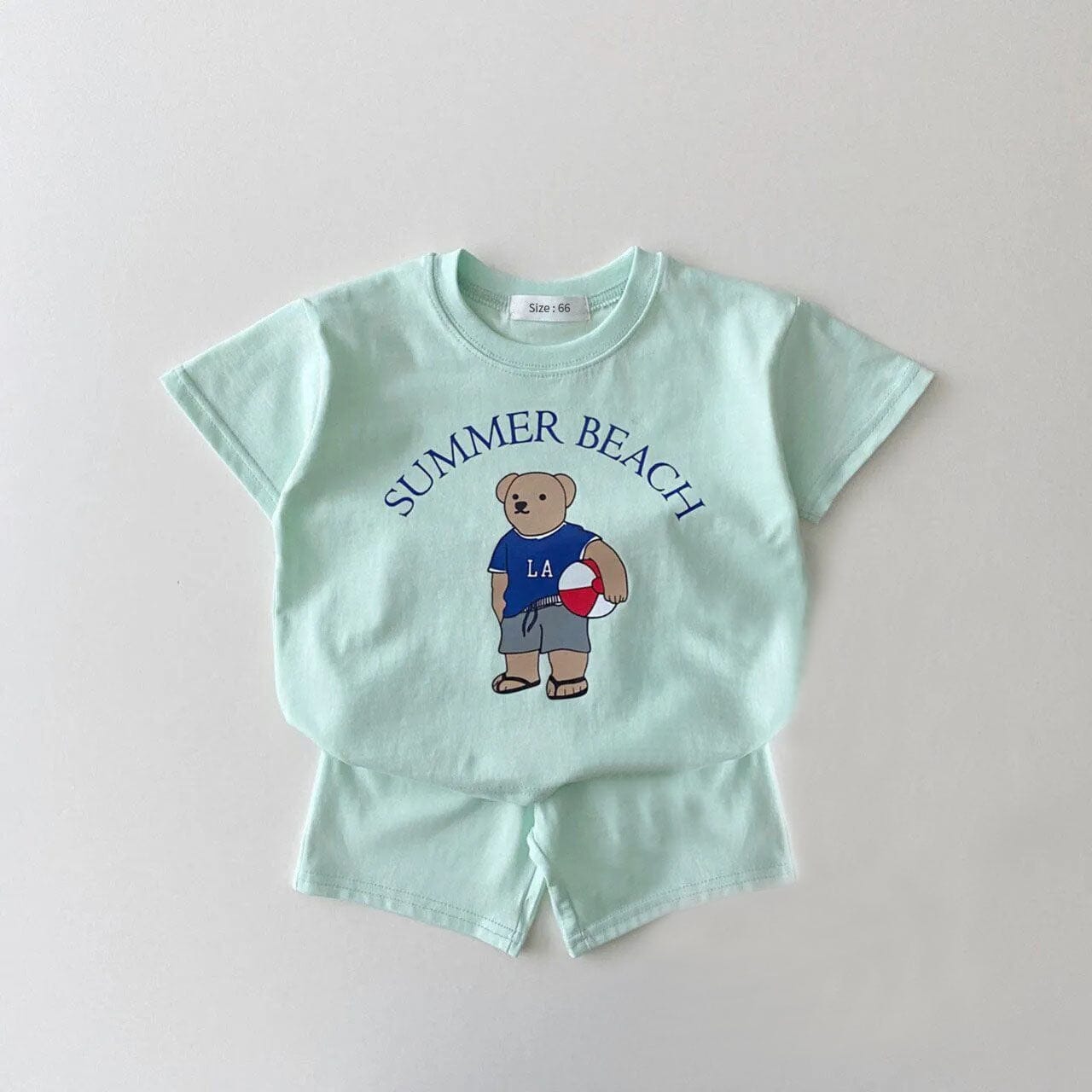 Summer Short Sleeve Kids T-shirt & Shorts Sets Baby & Toddler Clothing Fashionjosie 19 6-12M 73 