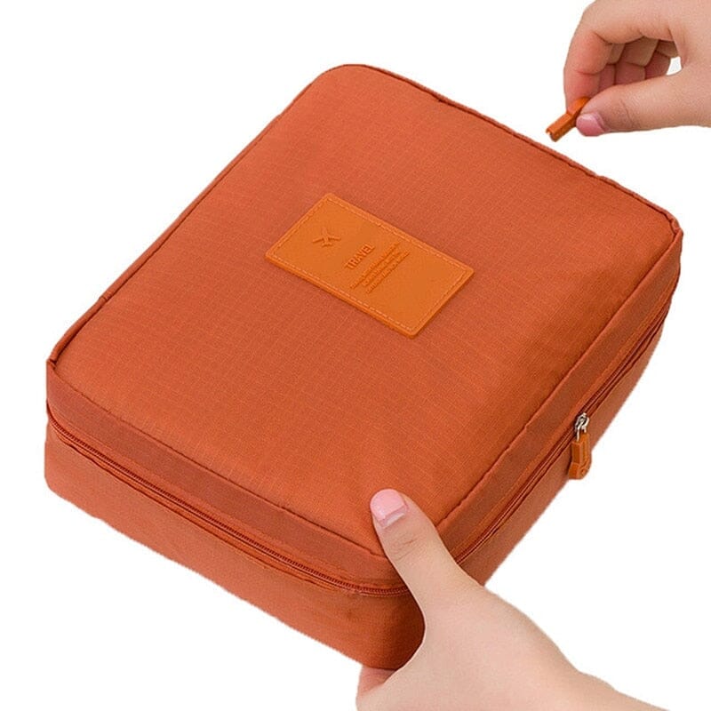 Waterproof Travel Cosmetic Bag: Multifunction Organizer Bags Accessories Fashionjosie Orange China 