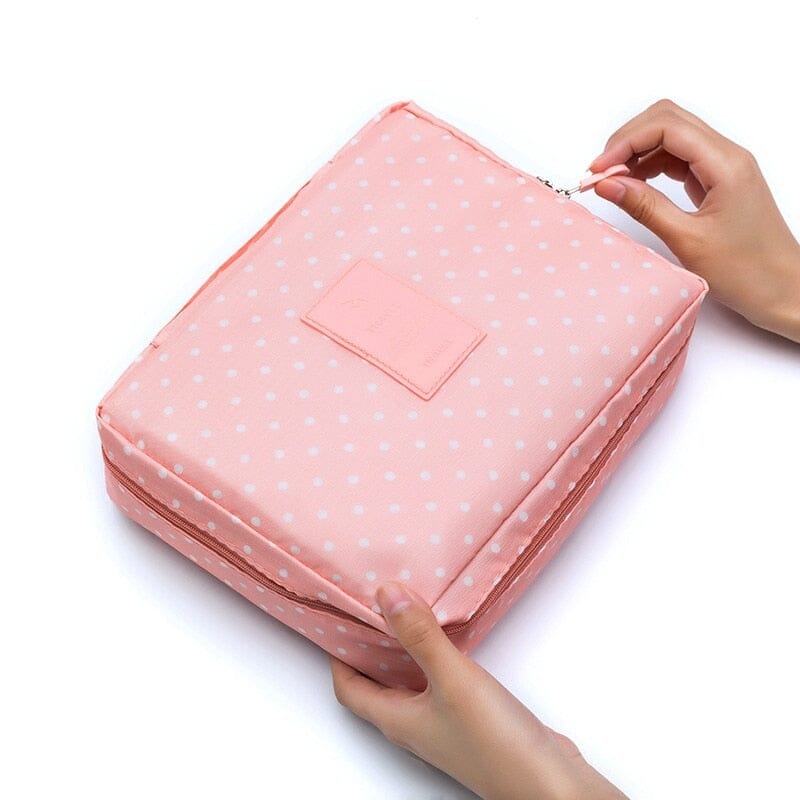 Waterproof Travel Cosmetic Bag: Multifunction Organizer Bags Accessories Fashionjosie Pink Point China 