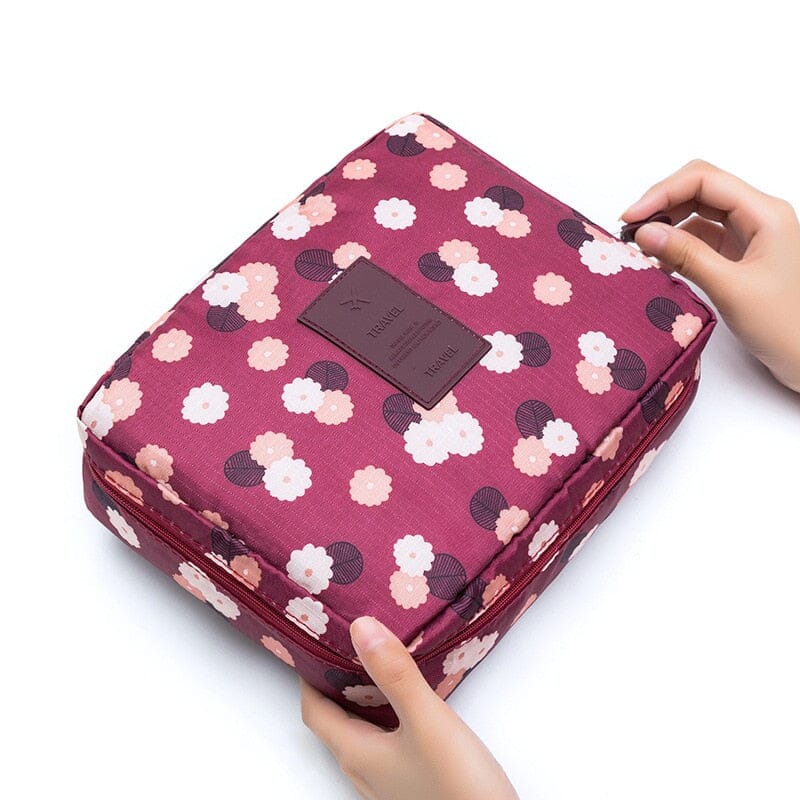 Waterproof Travel Cosmetic Bag: Multifunction Organizer Bags Accessories Fashionjosie Rose Flower China 