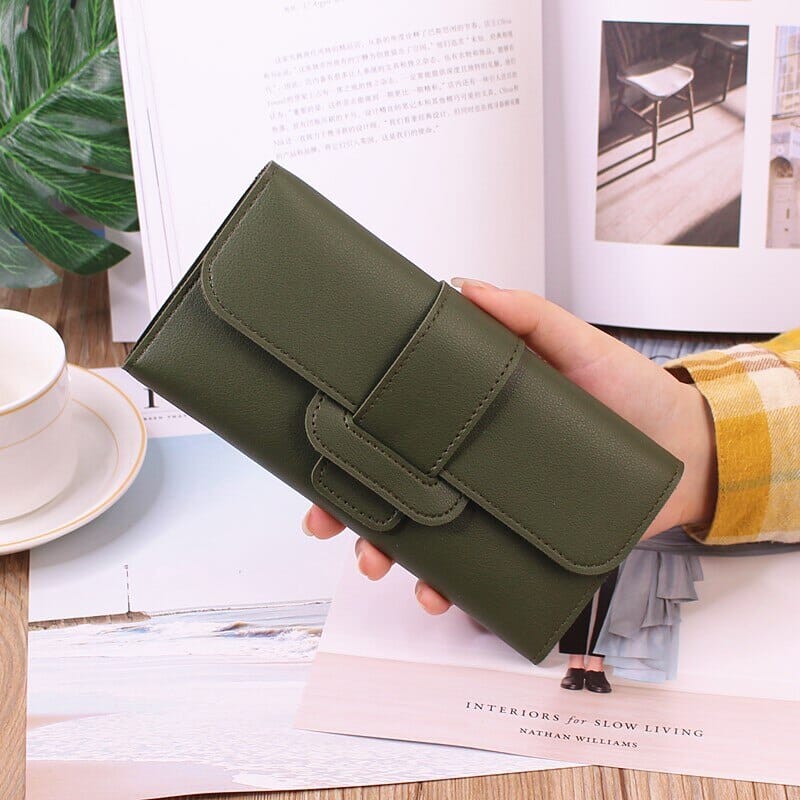 Women's Long Luxury Leather Wallets Handbags, Wallets & Cases Fashionjosie 