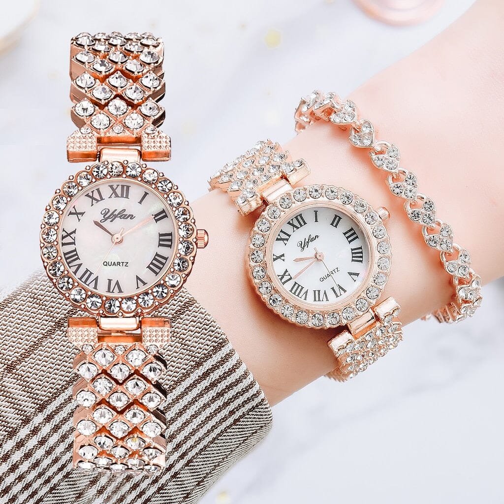 Women's Luxury Rose Watch Watches Fashionjosie 