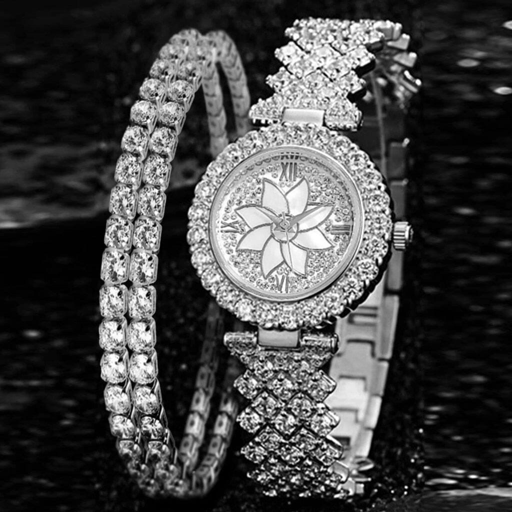 Women's Luxury Rose Watch Watches Fashionjosie Silver A 