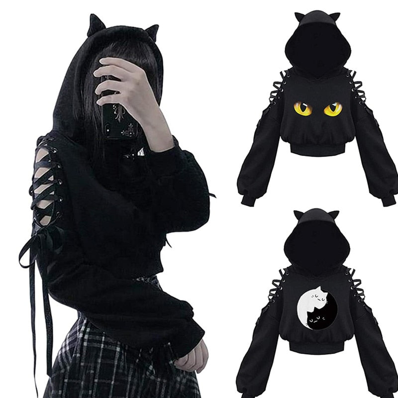 Cat Ears Hoodie - Fashioinista