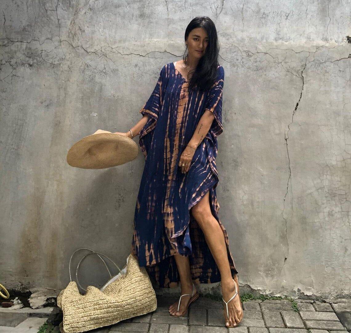 Beachwear Tunic Kaftan Swimwear Fashionjosie 