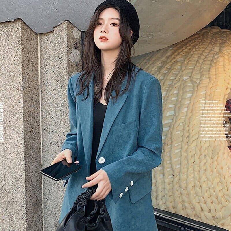 Blazer Oversize Jacket Coats & Jackets Fashionjosie 1 S 