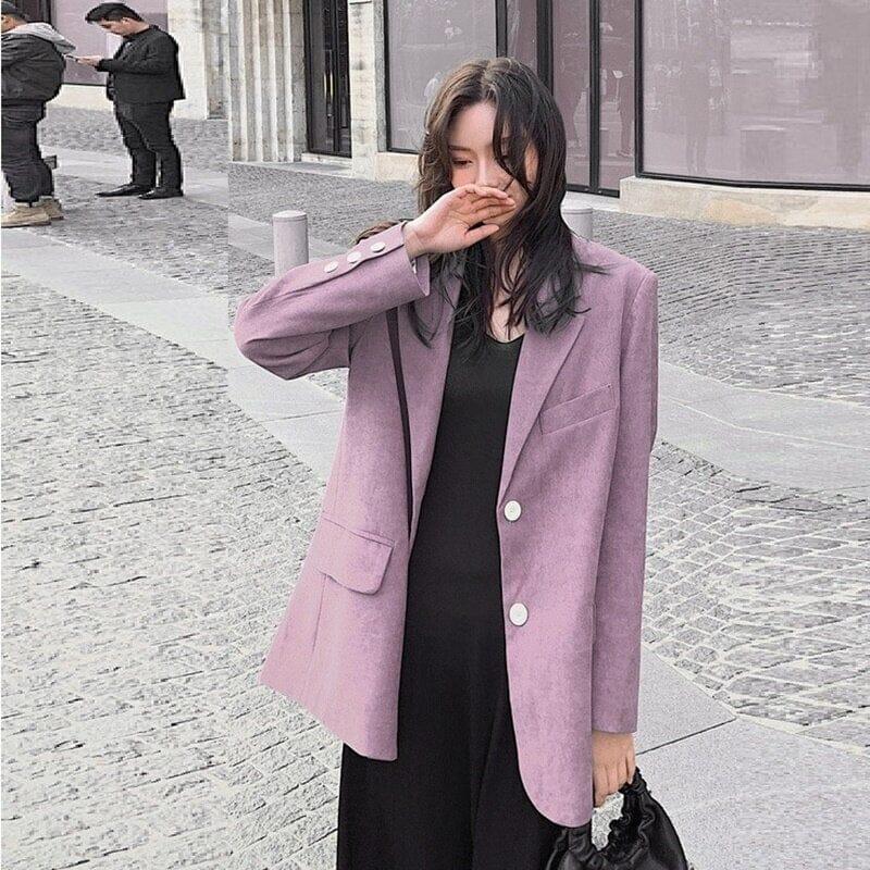 Blazer Oversize Jacket Coats & Jackets Fashionjosie 2 S 