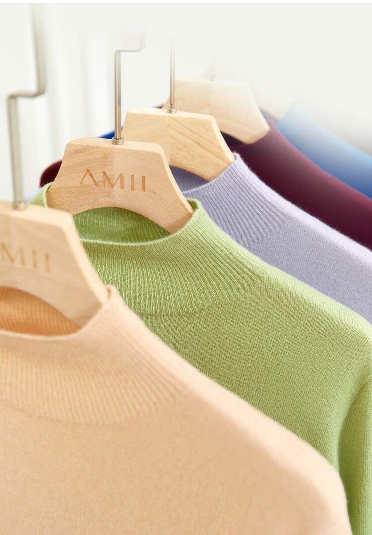 Wool turtleneck sweaters for women