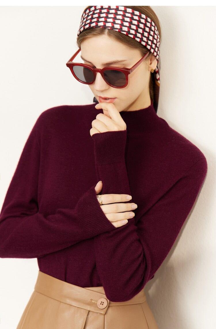 Stylish turtleneck sweater