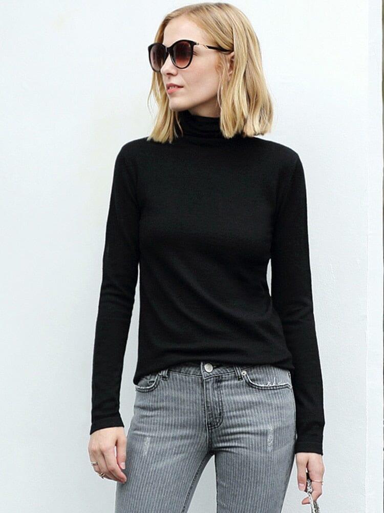 Stylish turtleneck sweater